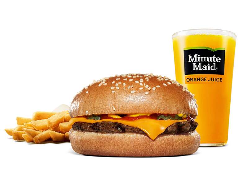 チーズバーガー キッズセット 490円