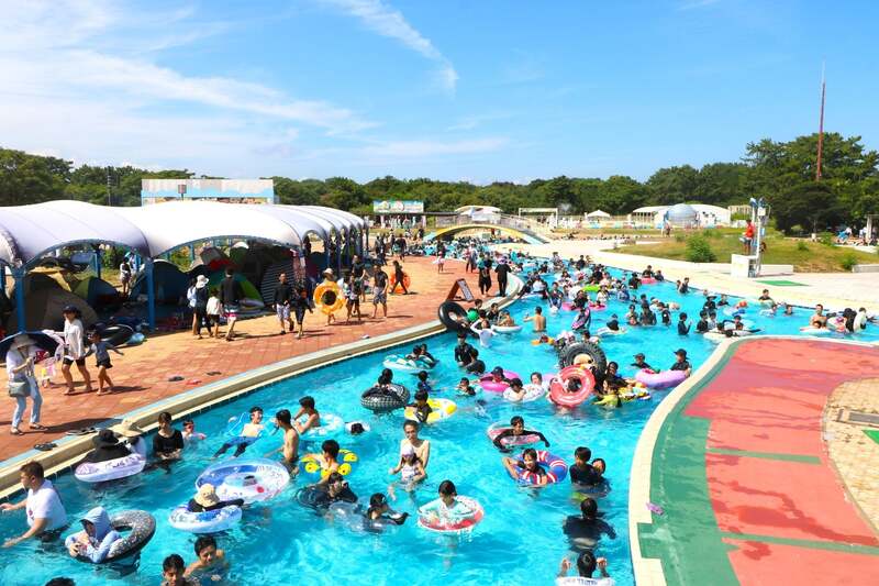 過去の海の中道サンシャインプールの様子