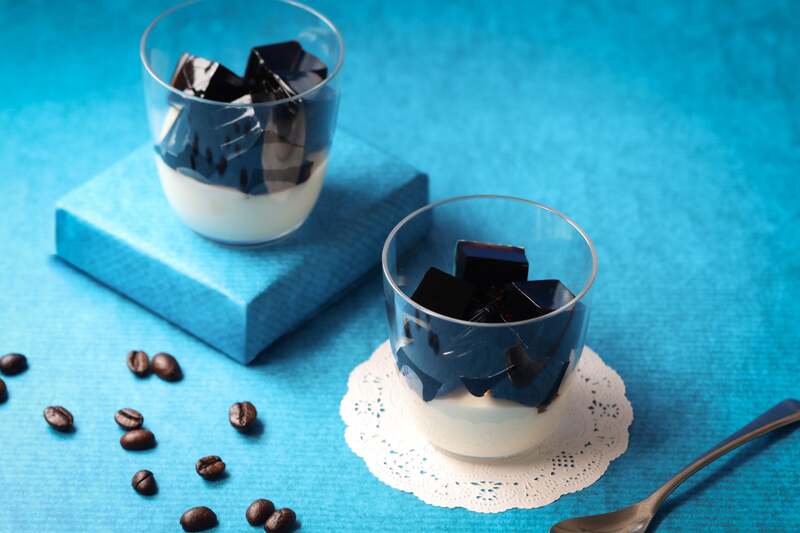 炭焼コーヒーゼリー&パンナコッタ 480円
