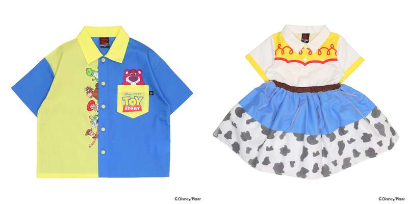 トイ・ストーリー切替シャツ(3,960円)/ジェシーなりきるワンピース(4,950円)