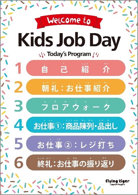 体験当日の時間割