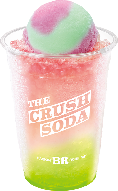 ザ・クラッシュソーダ 白桃&マスカット 640円