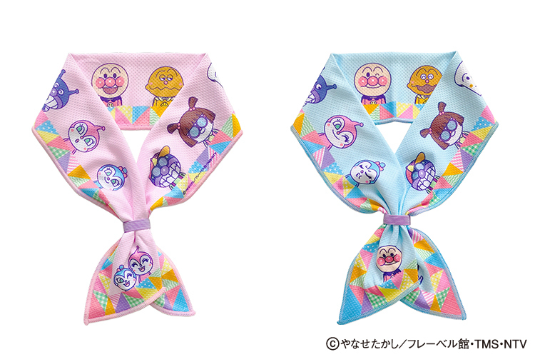 ANPANMAN CHARACTERS クールスカーフ 各1,320円
