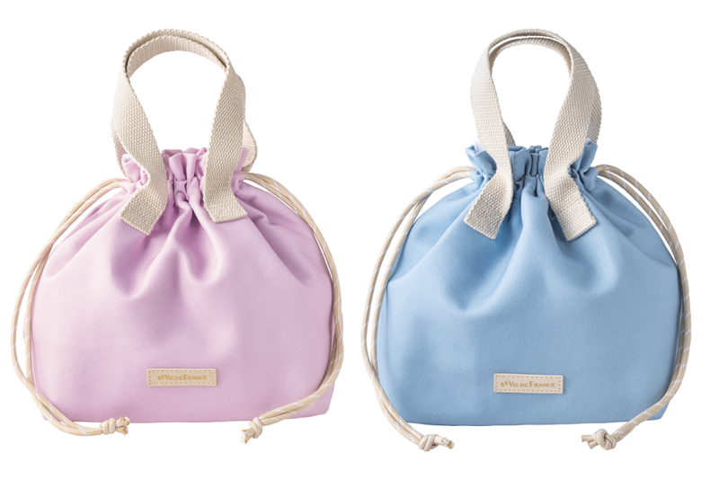 ピンクとブルーのオリジナル保冷バッグ
