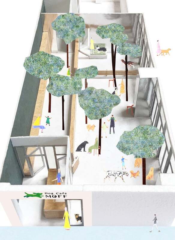 Dog Cafe MOFF ららぽーと堺店 模型
