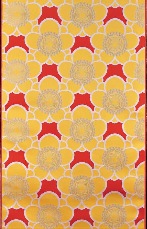 北村武資《経錦帯「春苑」》(部分) 2012年 国立工芸館蔵 撮影:斎城卓