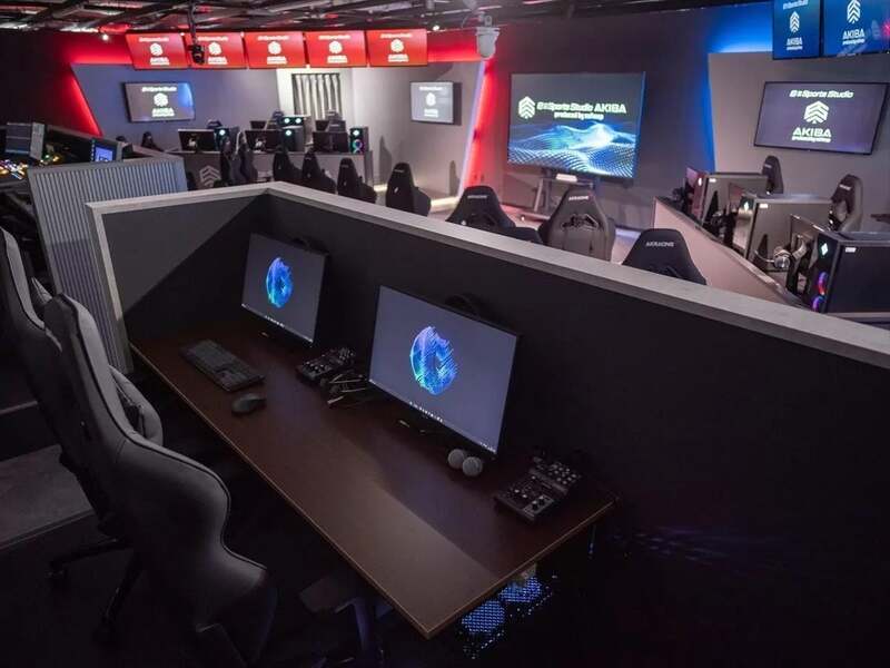 会場となるeSports Studio AKIBAはソフマップAKIBA パソコン・デジタル館 8F 常設のeスポーツ施設
