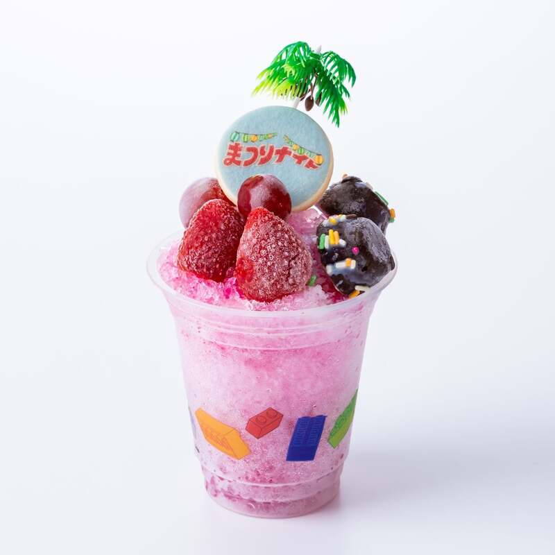 おまつりフラッペ(いちごとぶどう)950円