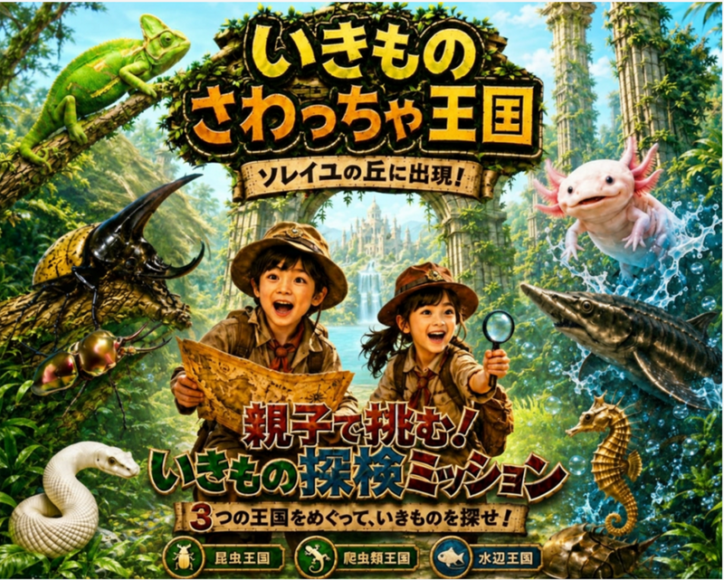 『いきものさわっちゃ王国』