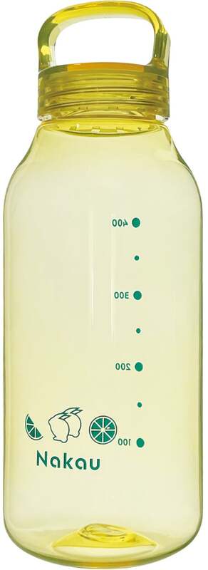 すだちとうさぎのイラストがワンポイントのオリジナルクリアボトル(容量500ml)