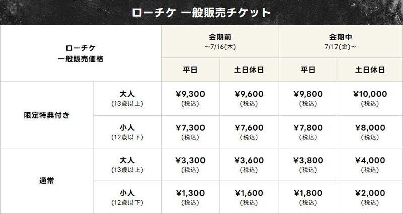 券種・料金