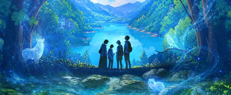 NATURE IN BLUE — ECHOES OF SHIMA — キービジュアル