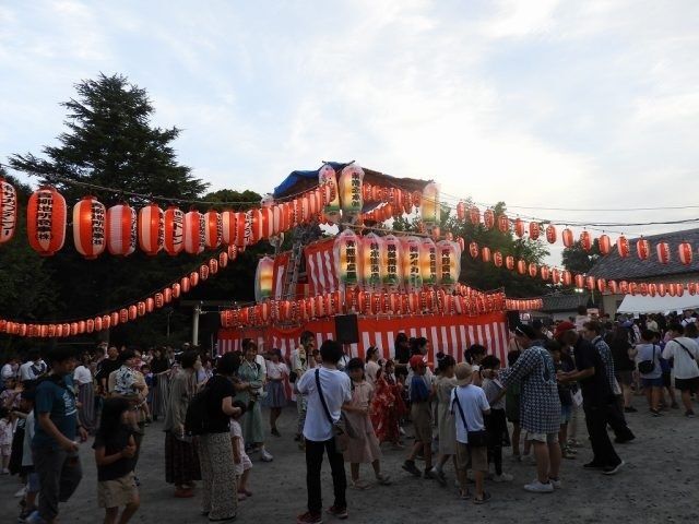 常陸第三宮 吉田神社 あんどん祭/御田植祭/盆踊り大会