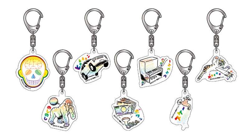 カプセルトイ アクリルキーホルダー 500円