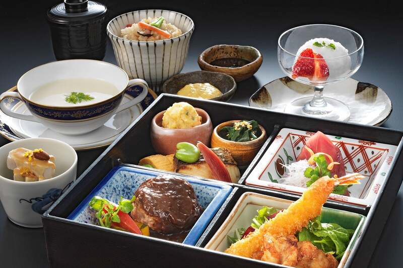子供の好物を揃えた「お子様弁当」(日本料理 なかのしま)