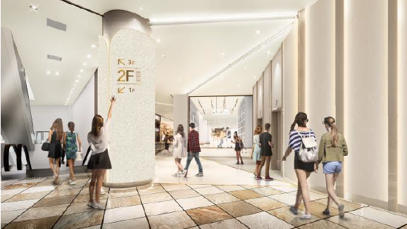 2階駅側モール(コスメ・フレグランスエリア) イメージ