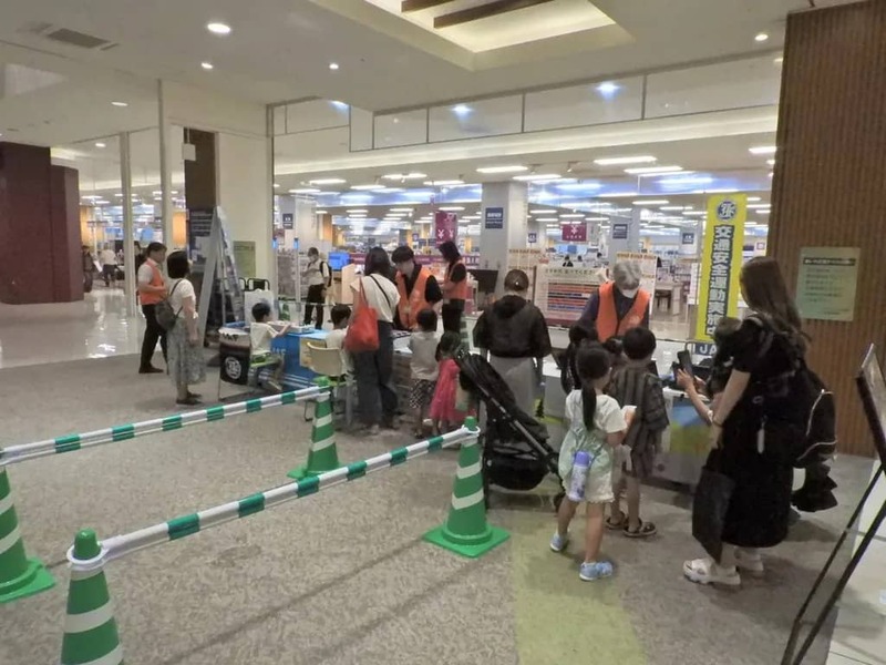 交通安全イベント in イオンモール久御山