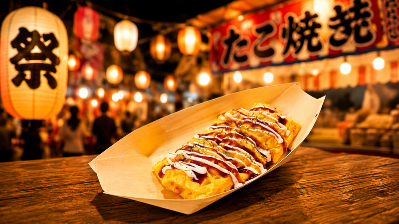たこ焼き風鉄板焼