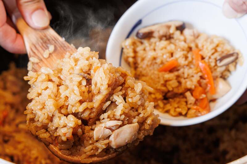 月替わり炊き込み(8月はあさりめし)