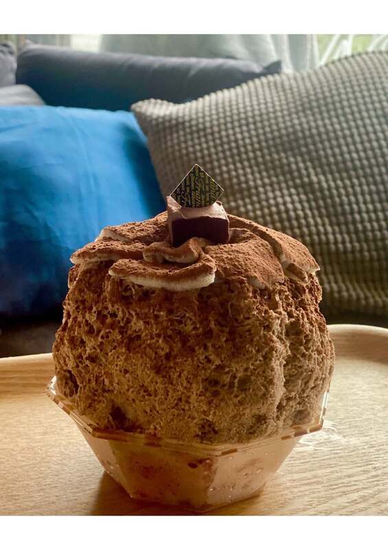 【初登場】氷凪(東京・港区) ドバイチョコ餅風かき氷 2,000円
