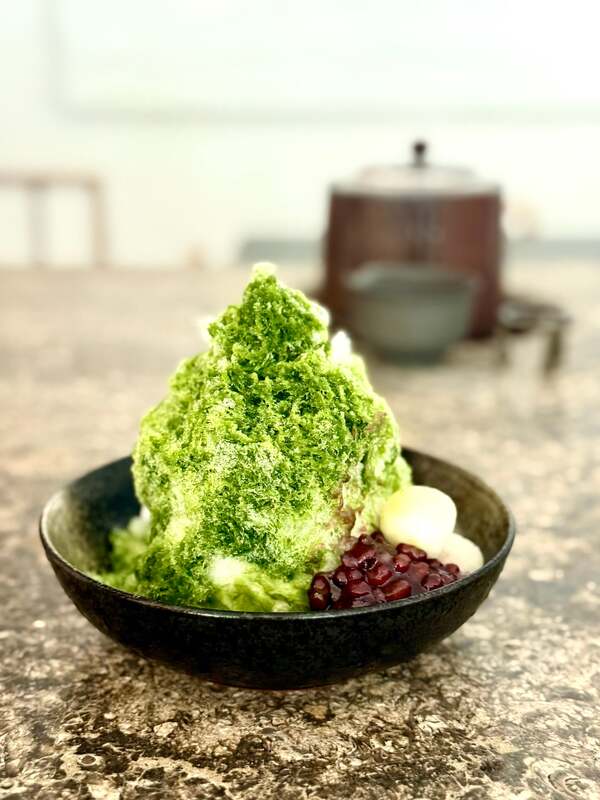 山本山ふじヱ茶寮(東京・日本橋) 抹茶白玉金時 1,200円