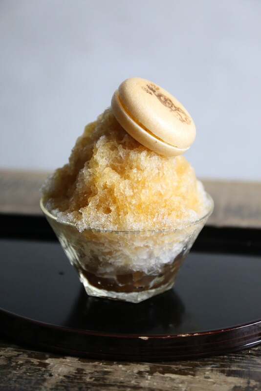 蜜氷屋(大阪・北区中崎町) 豆んと森珈琲蜜と芋アイス最中 1,200円