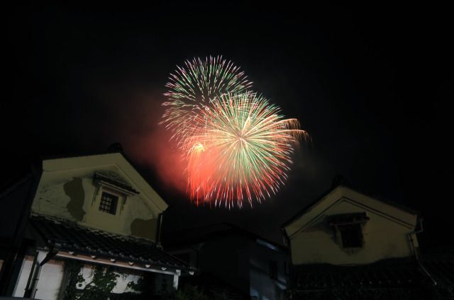 足助夏まつり 花火大会(提供:足助観光協会)