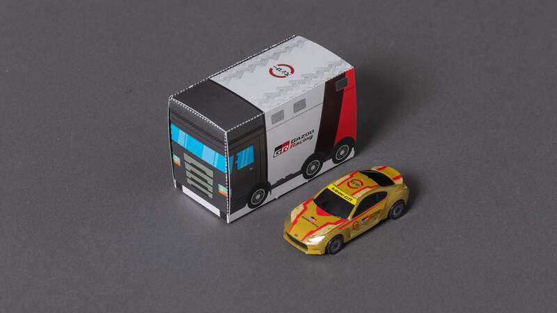 GAZOO Racingコラボ限定ミニカー&BOX付き つくローセット 税込720円〜