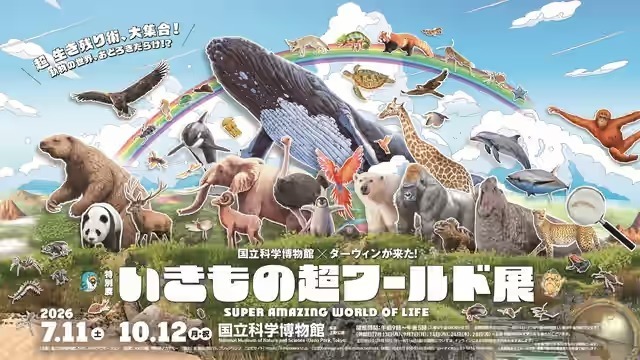 標本と映像で学ぶ!知れば知るほど面白いいきものたちの“生き残り術”