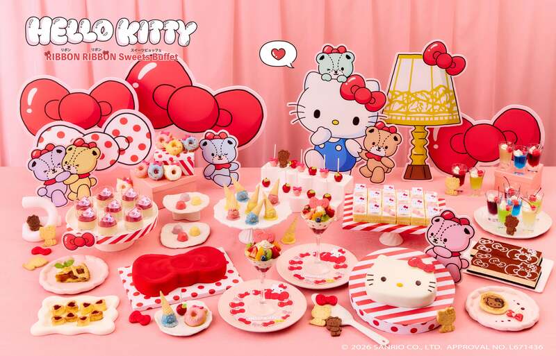 HELLO KITTY RIBBON RIBBON Sweets Buffet