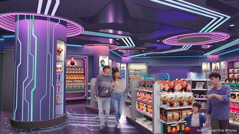 商品店舗ピクセル・プリズム((C)Disney)