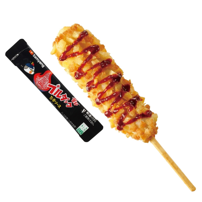 ミニストップ「ブルダックチーズハットグ」