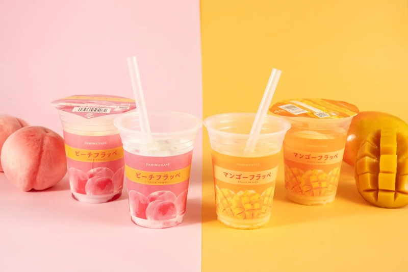ファミリーマート「ピーチフラッペ」「マンゴーフラッペ」