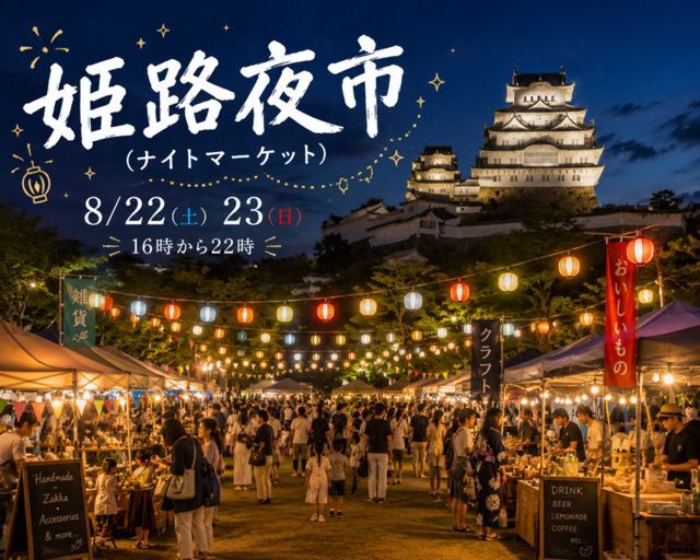 第1回 姫路夜市(ナイトマーケット)@大手前公園(ロハスパーク実行委員会)