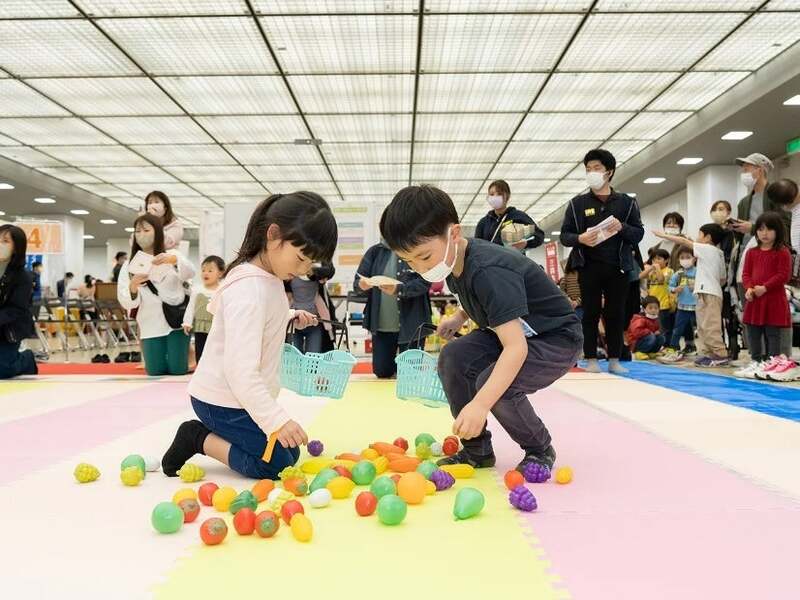 おうまさんレースの様子(2歳半〜4歳対象)