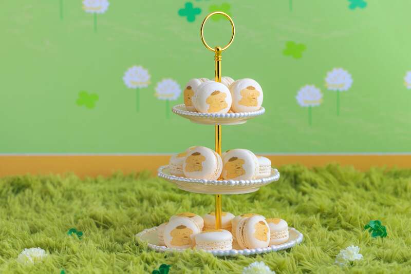 ポムポムプリンのいちごマカロン