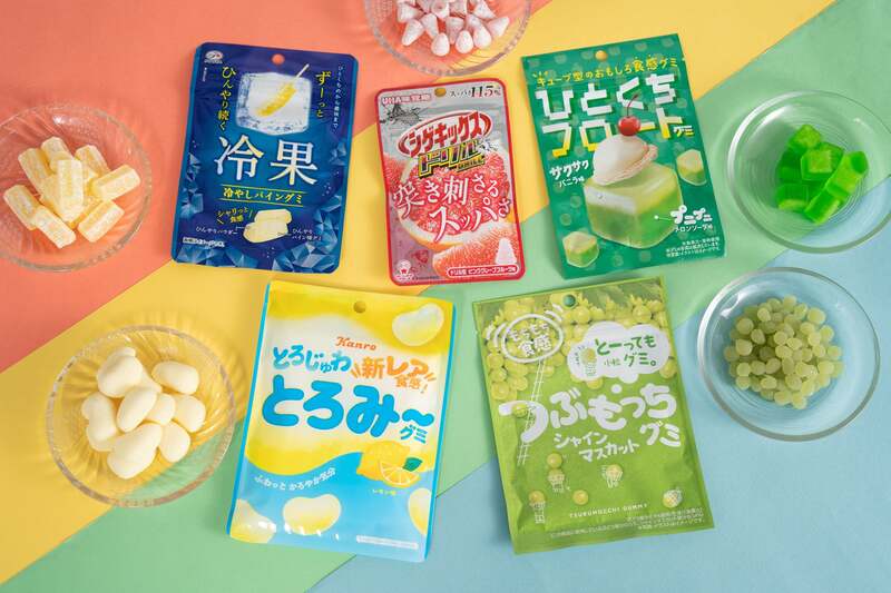 ファミリーマート「グミの日」に向けた新感覚グミ5種