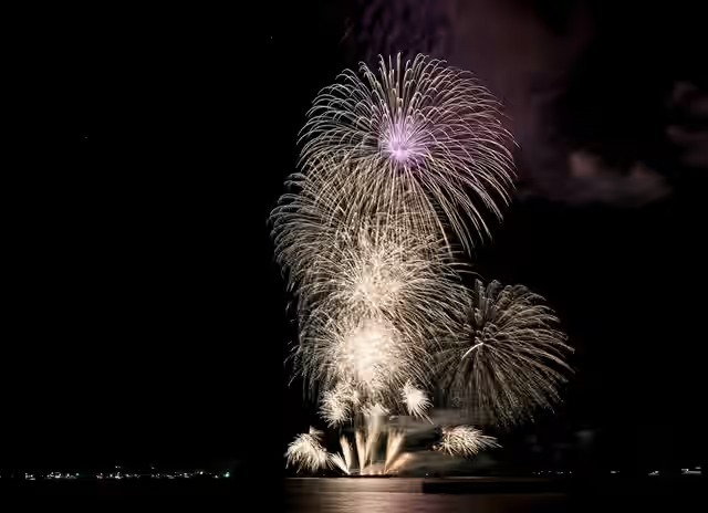 横須賀の夜空を鮮やかに彩る開国花火大会です