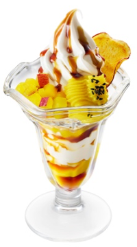 薫る蜜「芋」パフェ 750円
