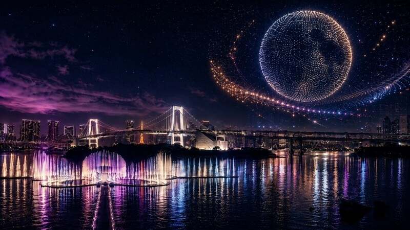 東京アクアシンフォニーとの連動演出イメージ