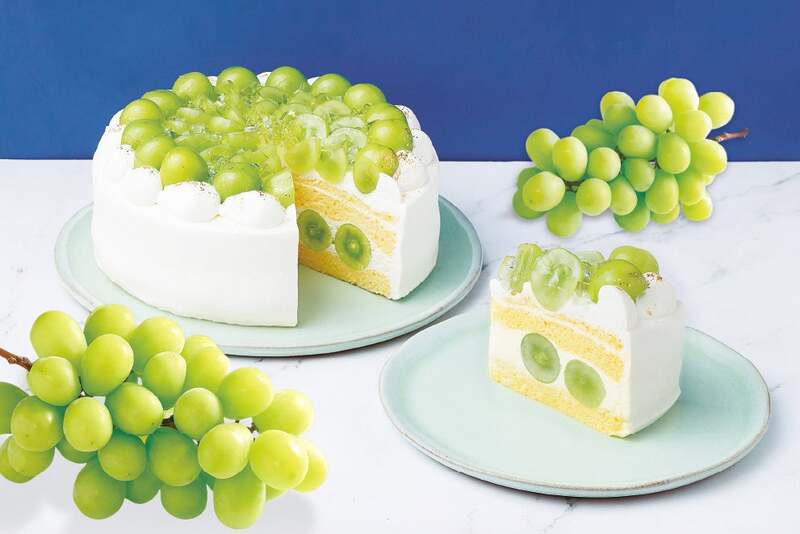 椿屋珈琲「シャインマスカットのショートケーキ」