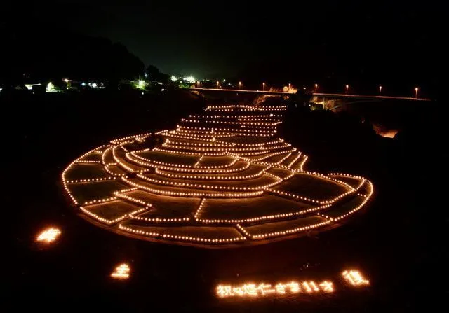 キャンドルライトイルミネーション in あらぎ島(公益社団法人 和歌山県観光連盟)