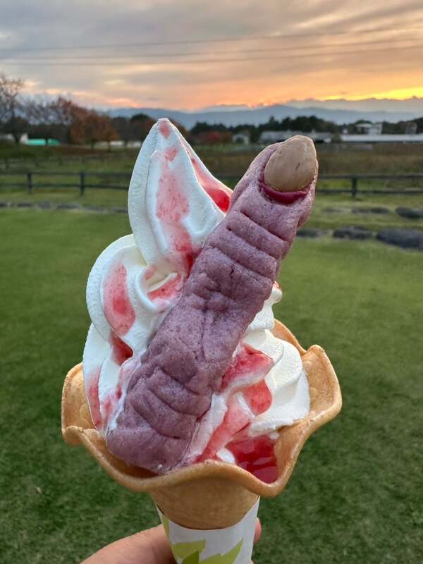 昨年のハロウィン特別ソフトクリーム