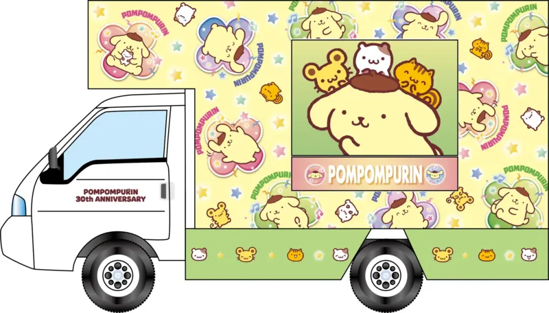ポムポムプリン30周年限定クレープも販売!
