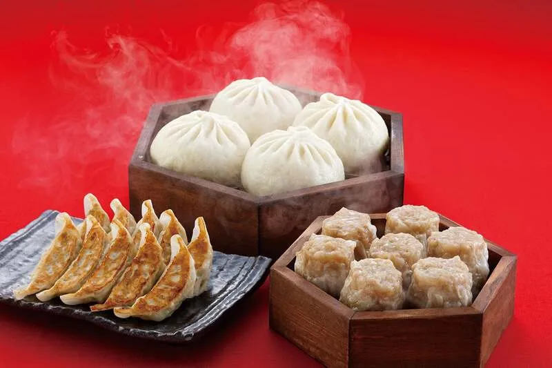 551 HORAIの豚まん、焼売、焼餃子
