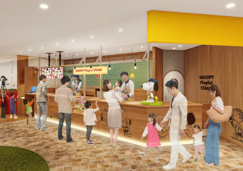 飲食エリア「SNOOPY Playful STAND」