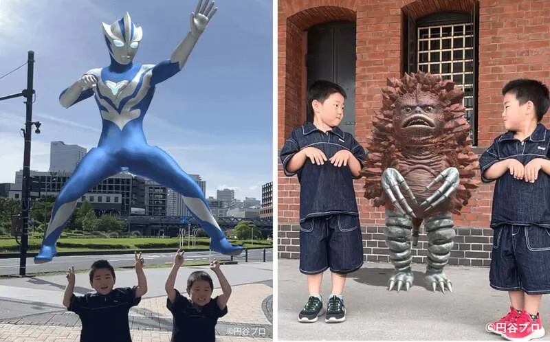 ウルトラヒーローや怪獣と記念撮影できる「ウルトラARフォト」