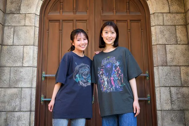 ディズニーヴィランズがデザインされたTシャツ