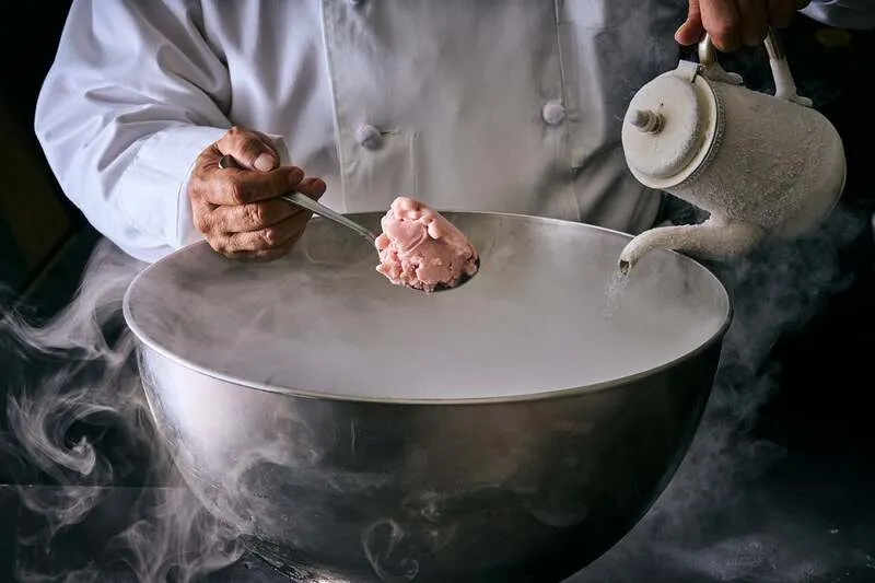 液体窒素で作る出来立てソルベ