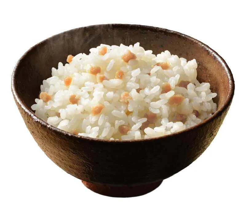 炊いたごはんに混ぜた使用イメージ